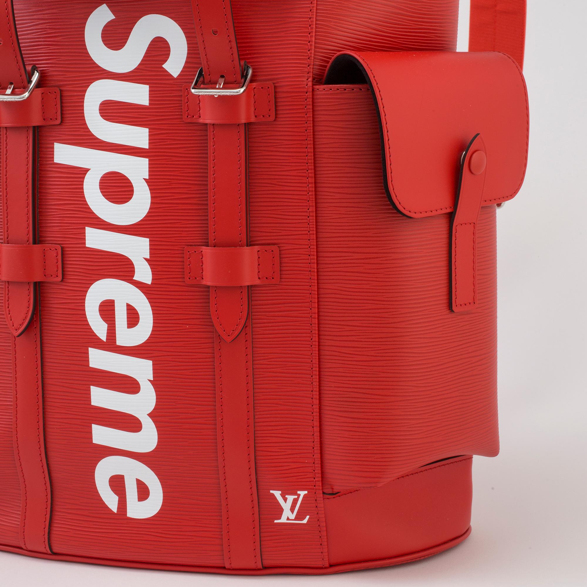Louis vuitton x supreme backpack on sale