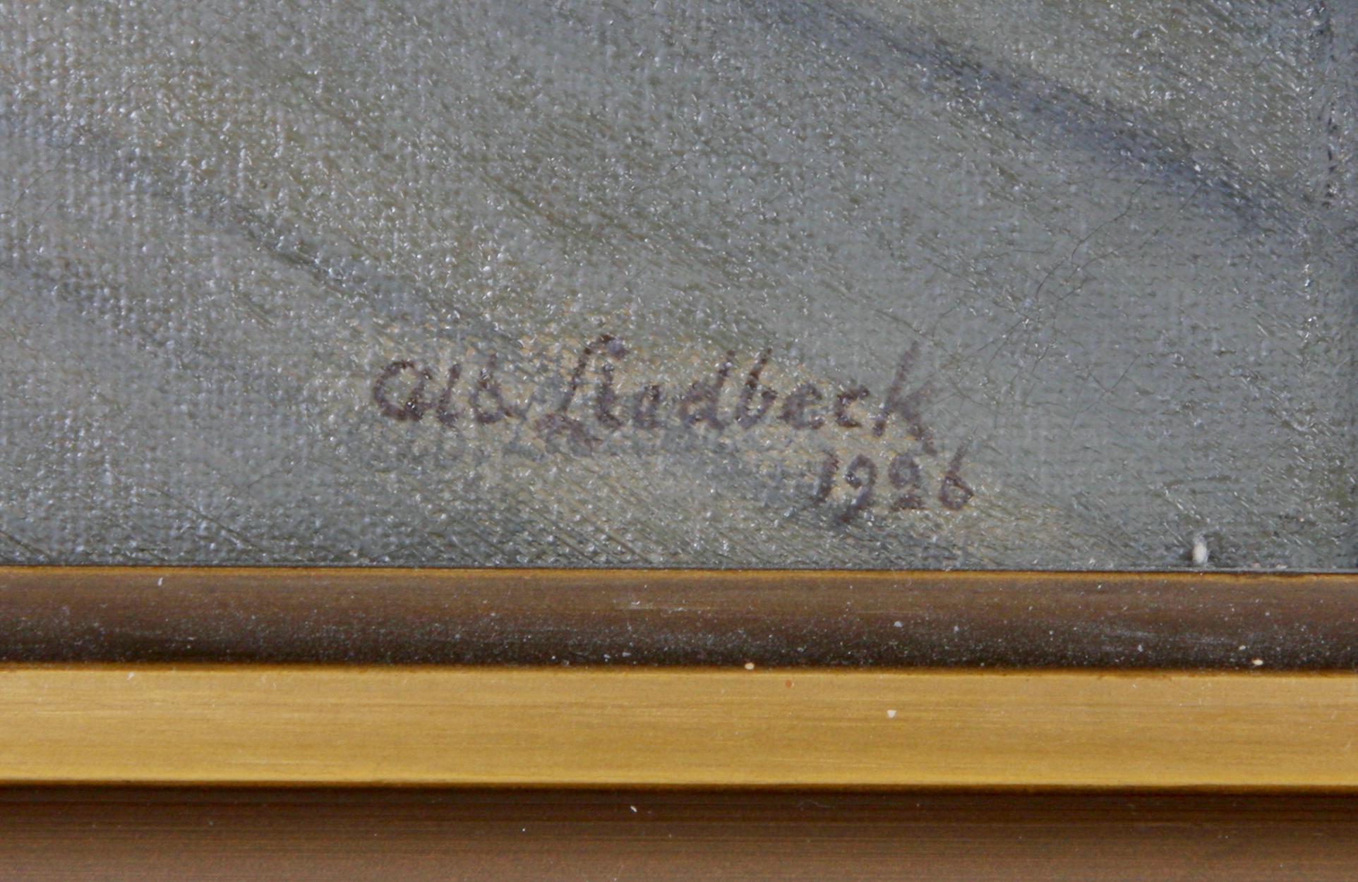 LIEDBECK, ALFRED, olja på duk, sign o dat 1936.