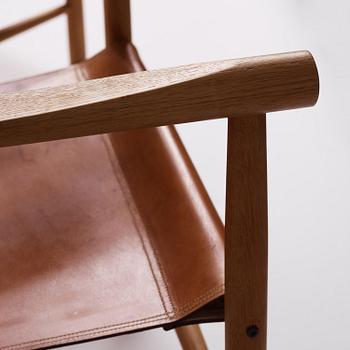 Kai Lyngfeldt-Larsen, a pair of safari chairs model "506", Søborg Møbelfabrik, Denmark, 1960s.