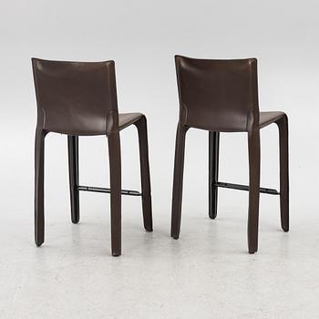 Mario Bellini, six '410 CAB' bar chairs, Cassina, Italy.