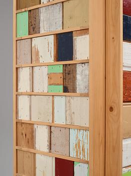 Piet Hein Eek, a "Classic Scrapwood Cabinet", Studio Piet Hein Eek, Netherlands, post 1990.