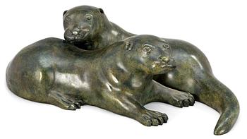 231. Anders Sandström, Pair of otters.