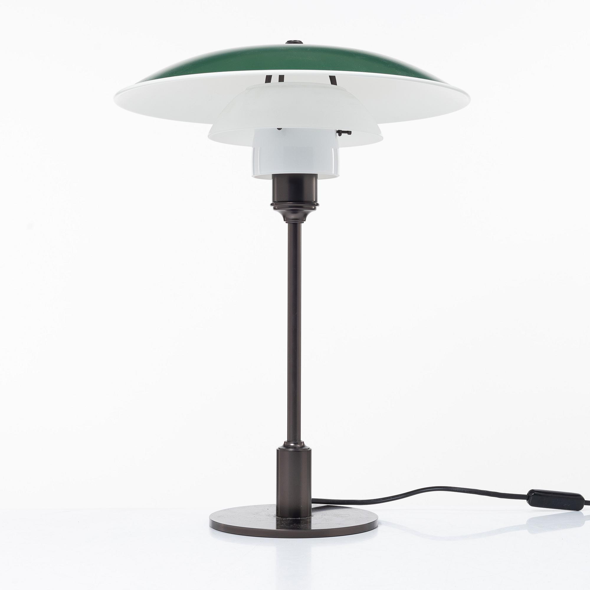 Poul Henningsen, A model 'PH 3 1/2-2/12' table lamp, Louis Poulsen, Denmark.