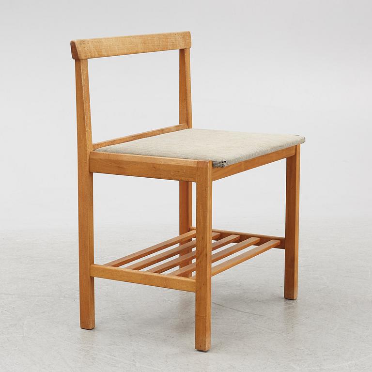 Carl Malmsten, a chair/luggage stand, 'Kanton'.