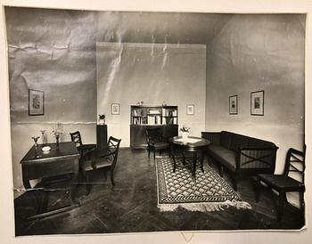 Carl Malmsten, soffa, Swedish Grace, Svenska Möbelfabrikerna, Bodafors, 1920-tal.
