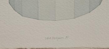 CARL MAGNUS, akvarell, signerad och daterad -81.