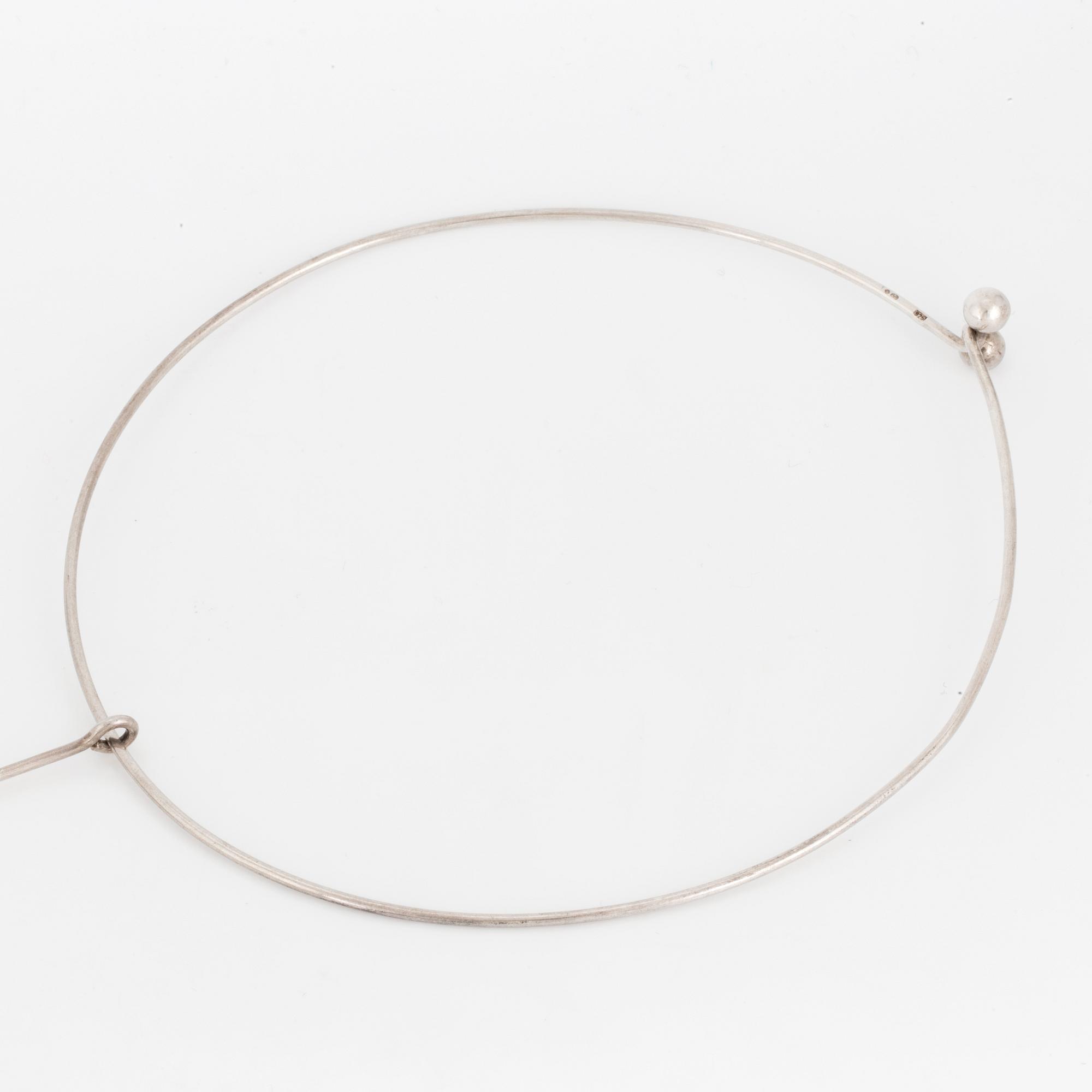 OWE JOHANSSON, Necklace with labradorite.