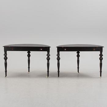 A mid 19th century dinner table.