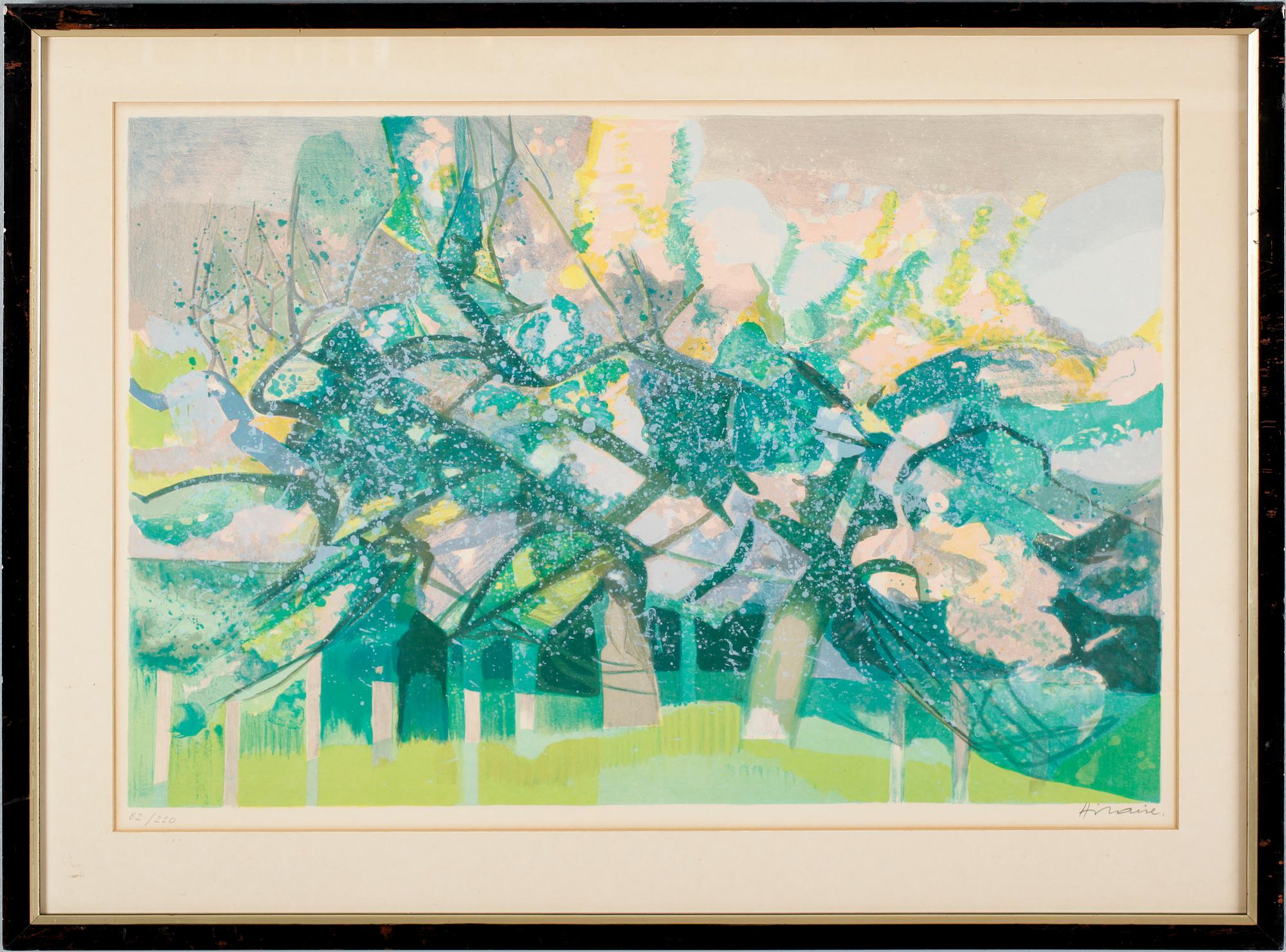 CAMILLE HILAIRE, färglitografi, signerad, numrerad 82/220.