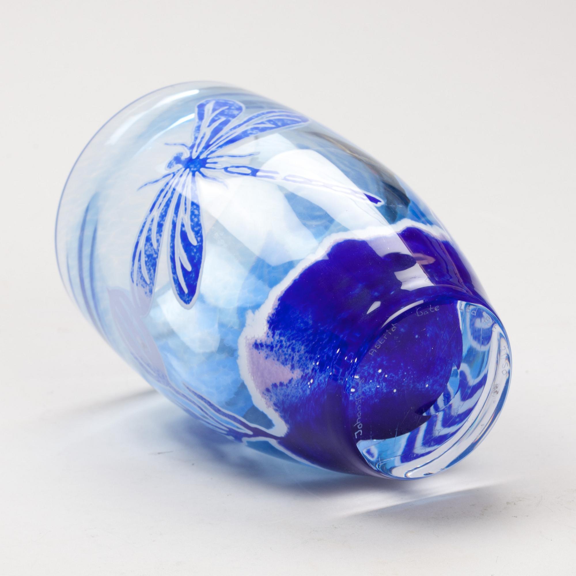 VAS, glas, Astrid Gate, Johansfors, sign Ltd Edt 21/50.