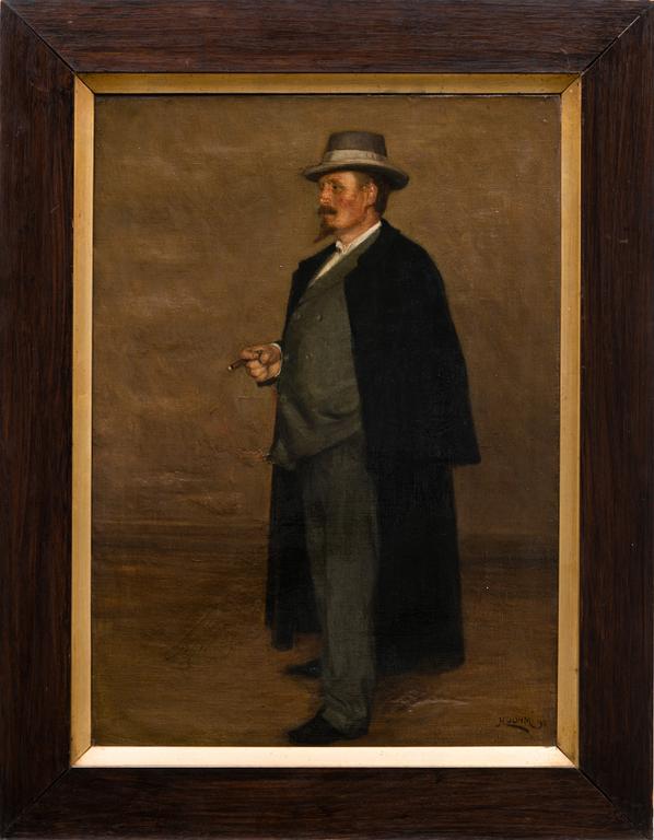 oil on canvas, signed and dated 98.