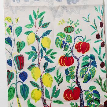 Josef Frank, gardiner, ett par, "Italian Dinner", Firma Svenskt Tenn.