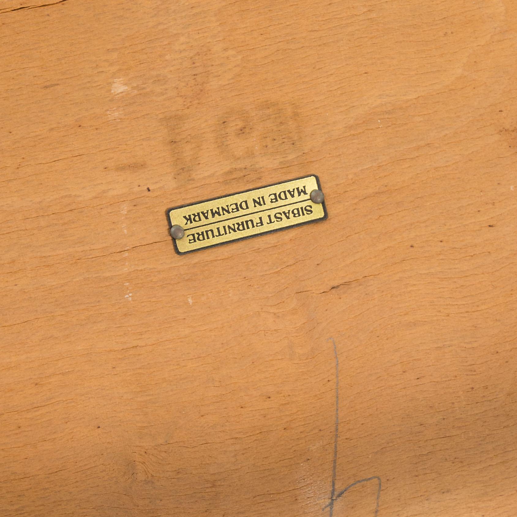 STOLAR, 4 st, etikettmärkta "Sibast Furniture, Made in Denmark".