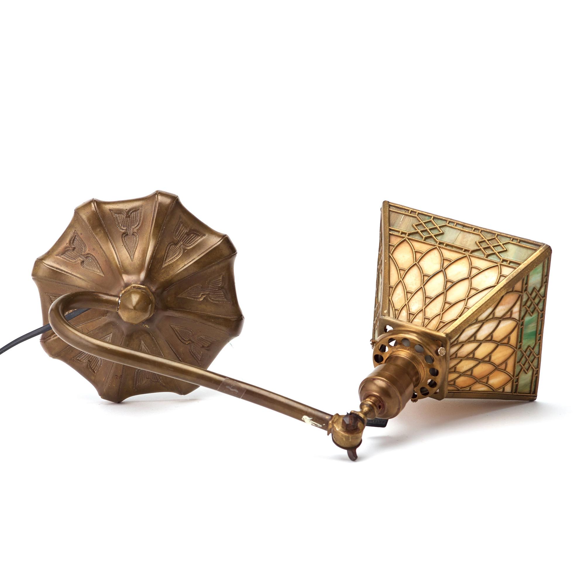 HANDEL, pianolampa/ lampa, USA, 1900-talets början.