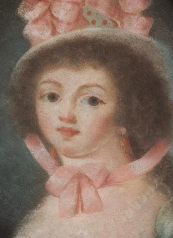 UNKNOWN ARTIST, 18/19th Cenrury, pastel, signerad Christian Sjöberg and dated 1821 verso.
