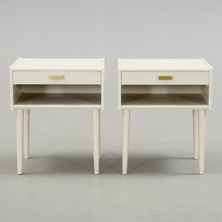 SÄNGBORD, ett par, 1970-tal.