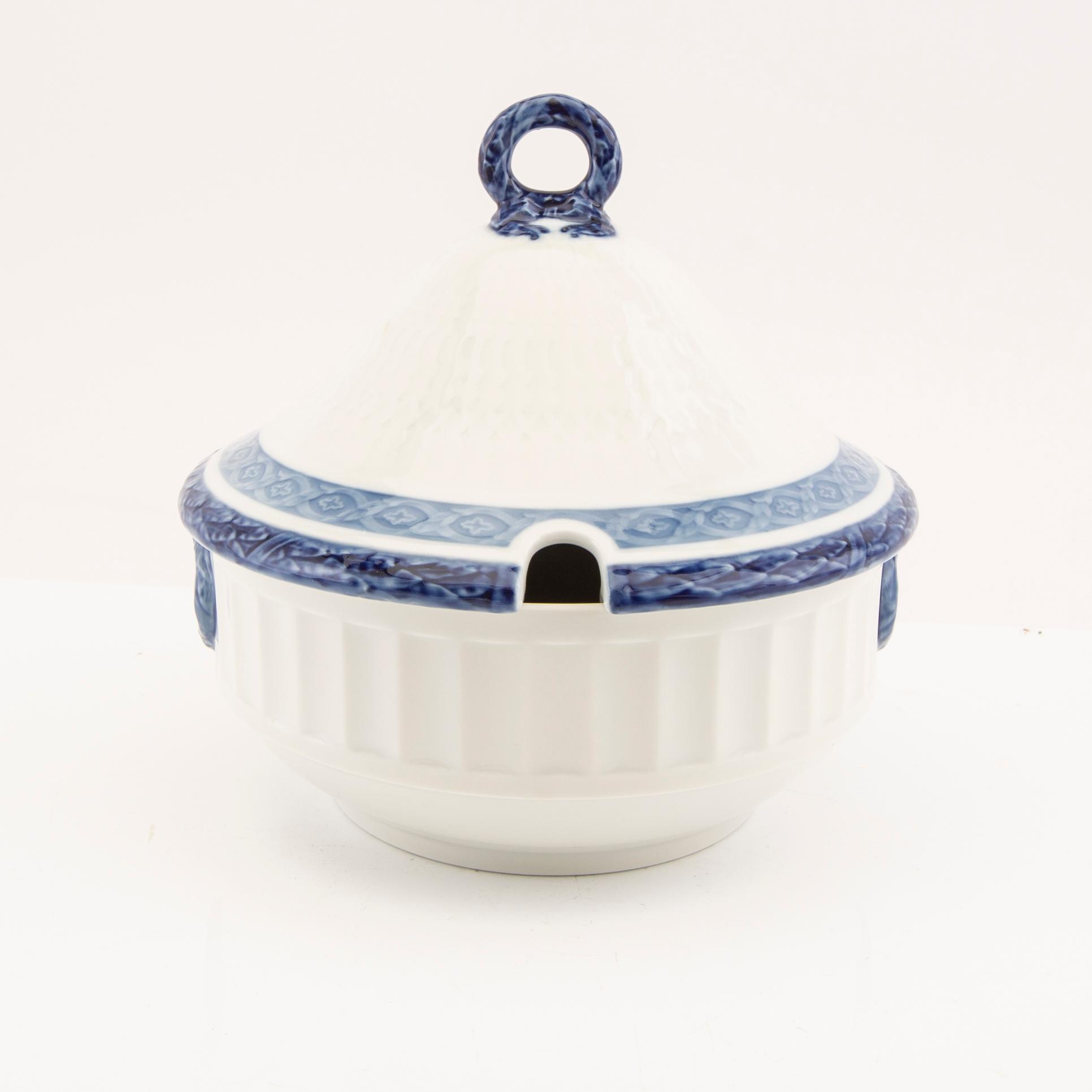 Servis 71 dlr Blå Vifte Royal Copenhagen porslin.