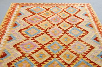 A rug, kilim, ca 248 x 181 cm.