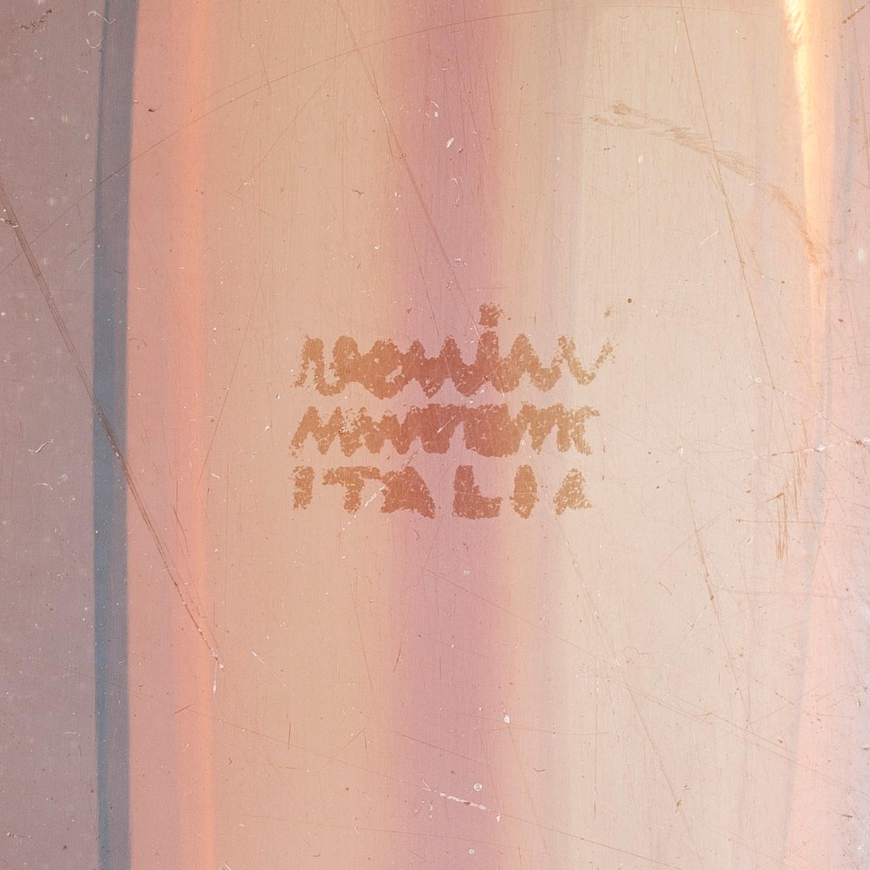 An Italian  glass vase from Venini Murano.
