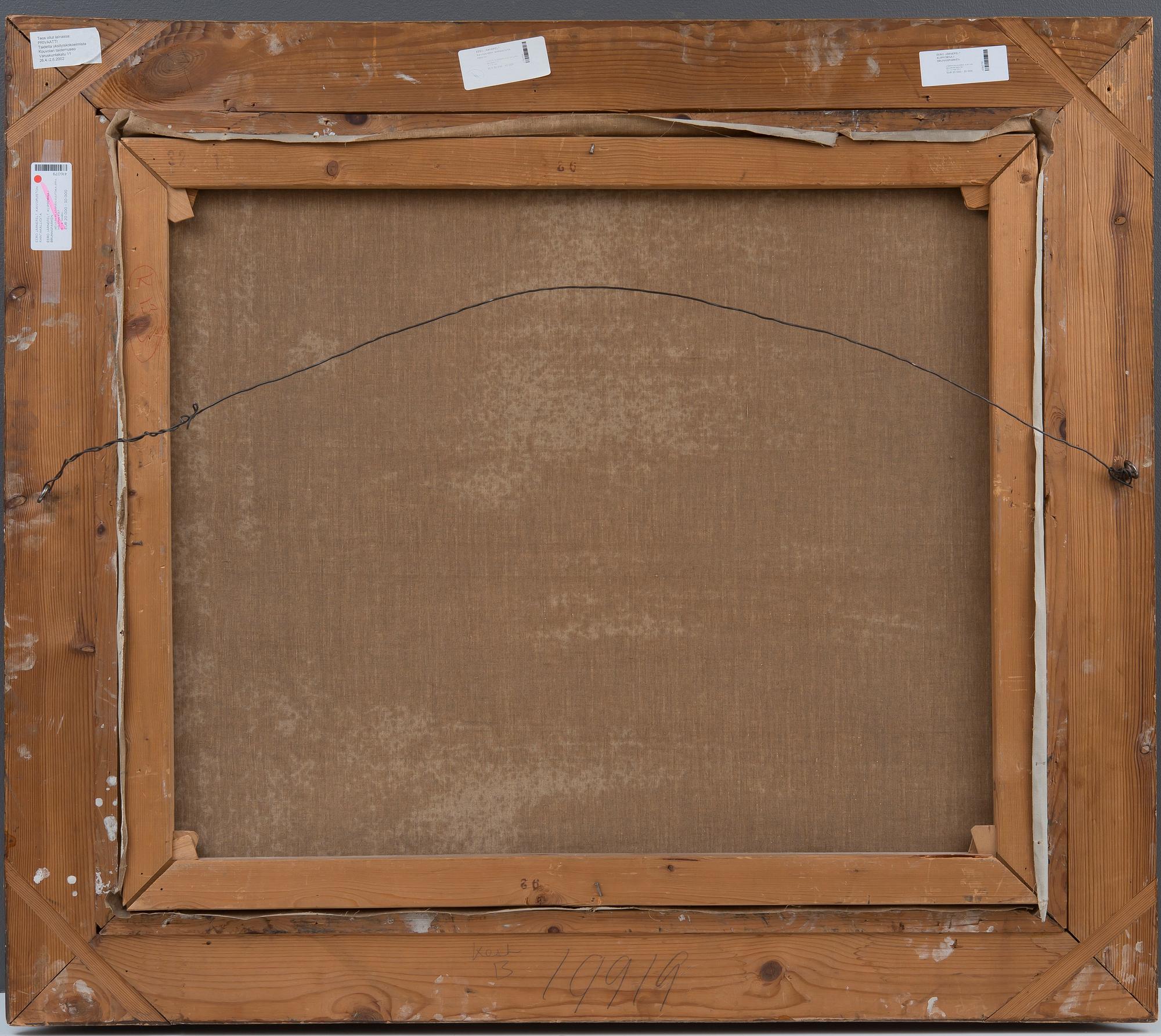 Eero Järnefelt, CLIFFS ON THE SHORE OF KAIVOPUISTO.