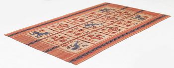 Märta Gahn, a drape, flat weave, c. 240 x 148 cm.