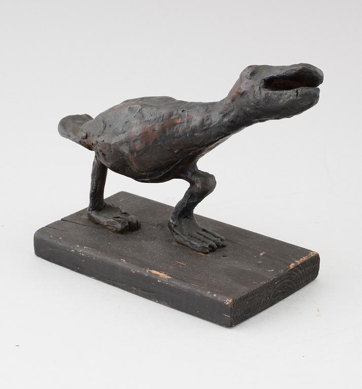 TORSTEN RENQVIST, a bronze sculpture, signed and dated -83.