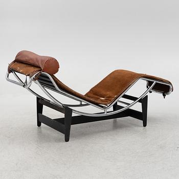 Le Corbusier, Pierre Jeanneret, Charlotte Perriand, vilstol, "LC4", Cassina, Italien, modellen formgiven 1928.