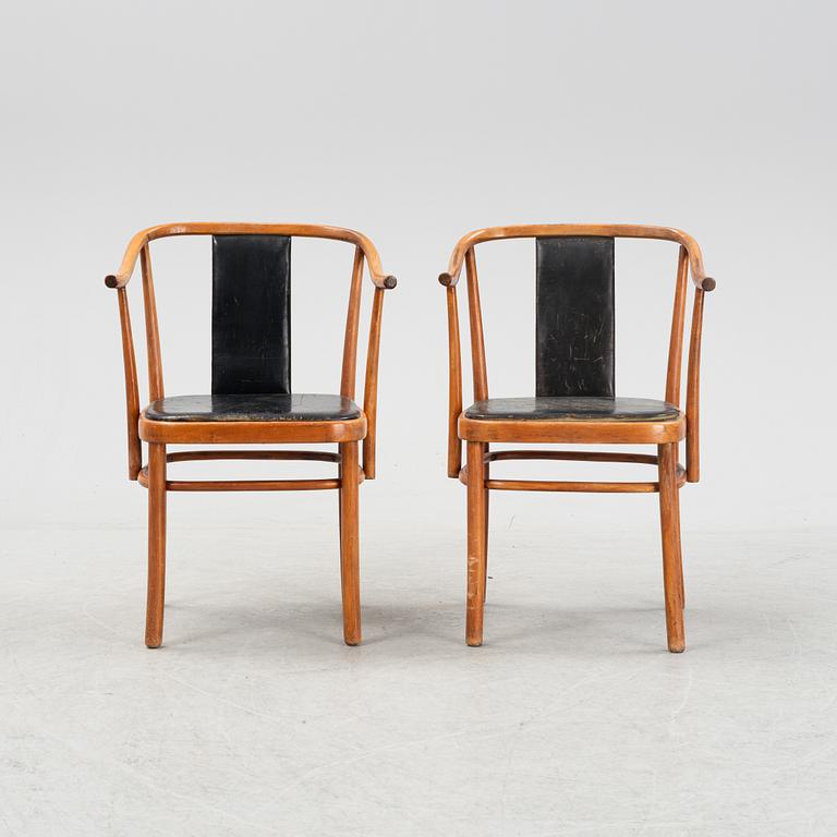 Peter Celsing, karmstolar, ett par, modell 1514, Gemla, Diö, 1965.