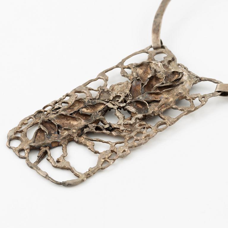 Lars Arby, collier, sterlingsilver, Göteborg 1976.
