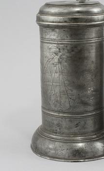 PARTI TENN, 3 delar, 1700-tal.