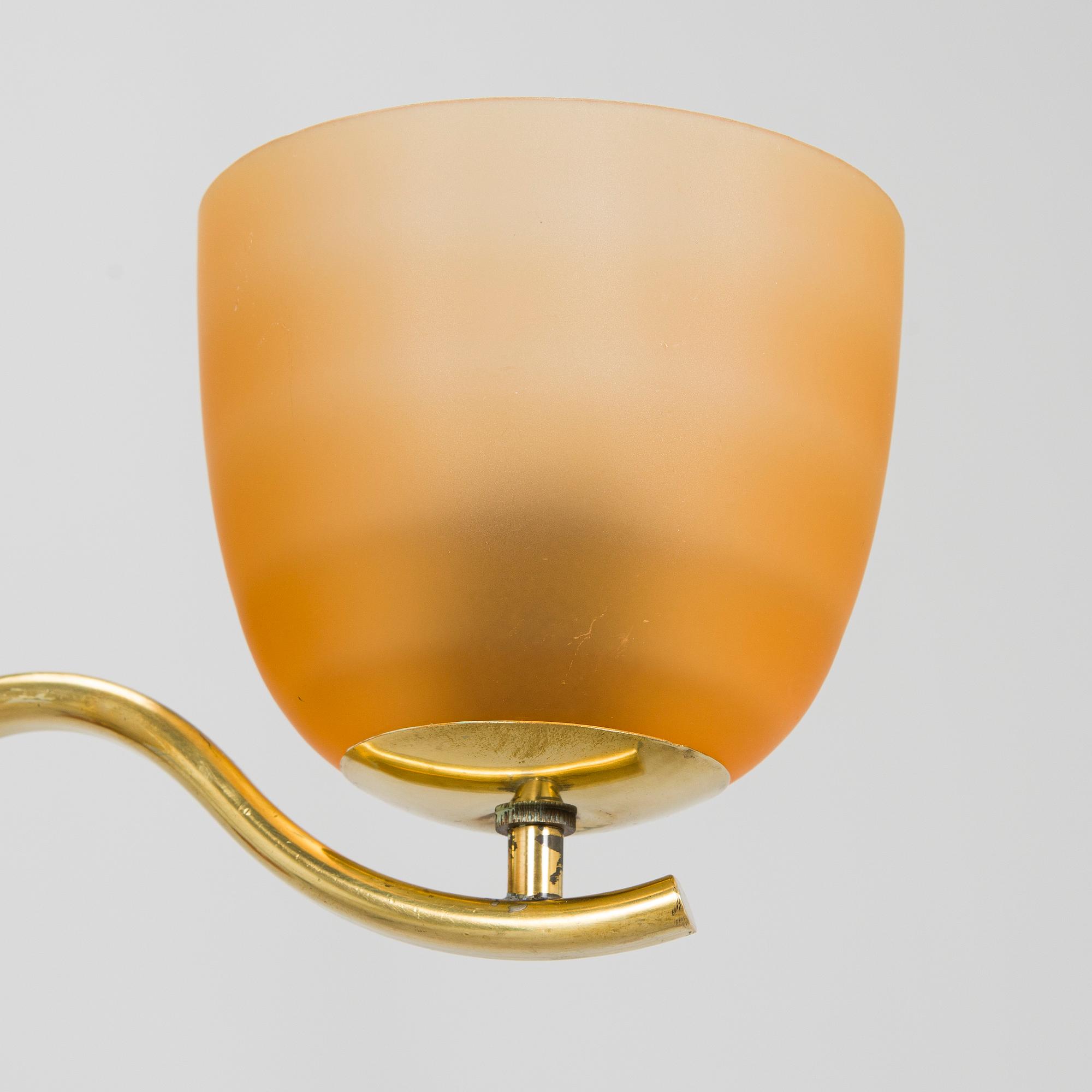 Paavo Tynell, taklampa modell 1461/3, Taito, 1930-tal.