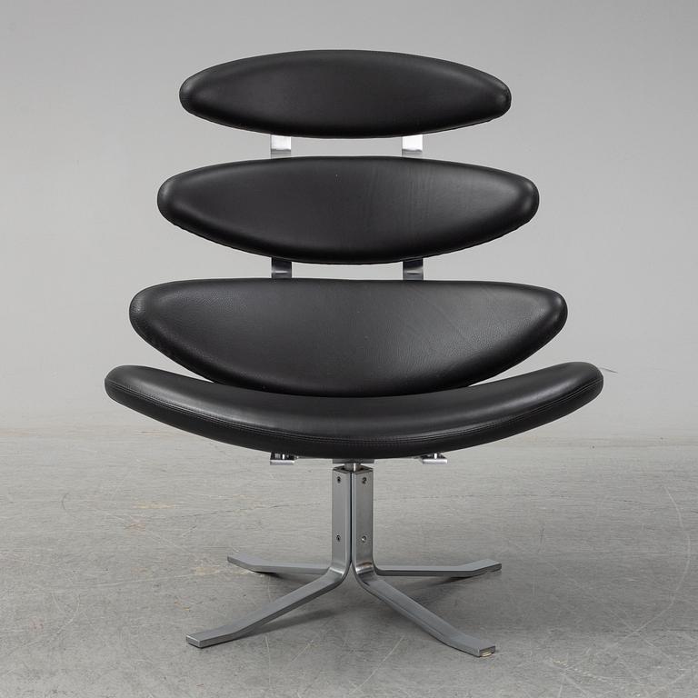 POUL VOLTHER, fåtölj, "Corona EJ 5", Erik Jørgensen, Danmark, 2000-tal.