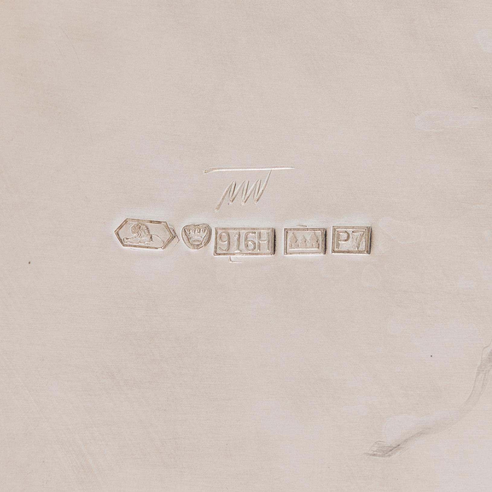 Tapio Wirkkala, A 3-piece 'TW176' silver coffee set, marked TW, Kultakeskus, Hämeenlinna, Finland 1966 and 1968.