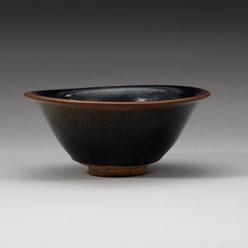 A Temmoku bowl, Song dynasty (906-1279).
