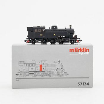 Märklin, steam engine, model 37134, gaige H0, digital, in box.
