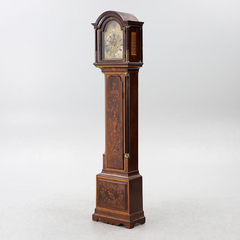 Longcase clock, Jonas Barber, Ratclif Cross, London, 18th century.