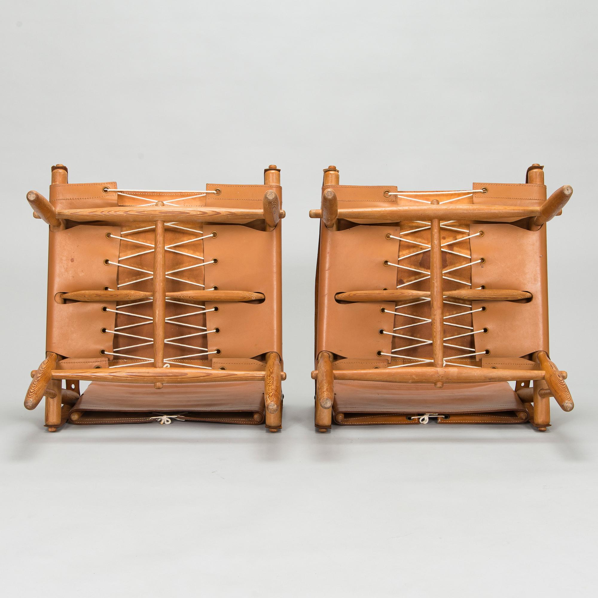 Ilmari Tapiovaara, a pair of 'Chaco' armchairs made to order for Lukkiseppo 1959.