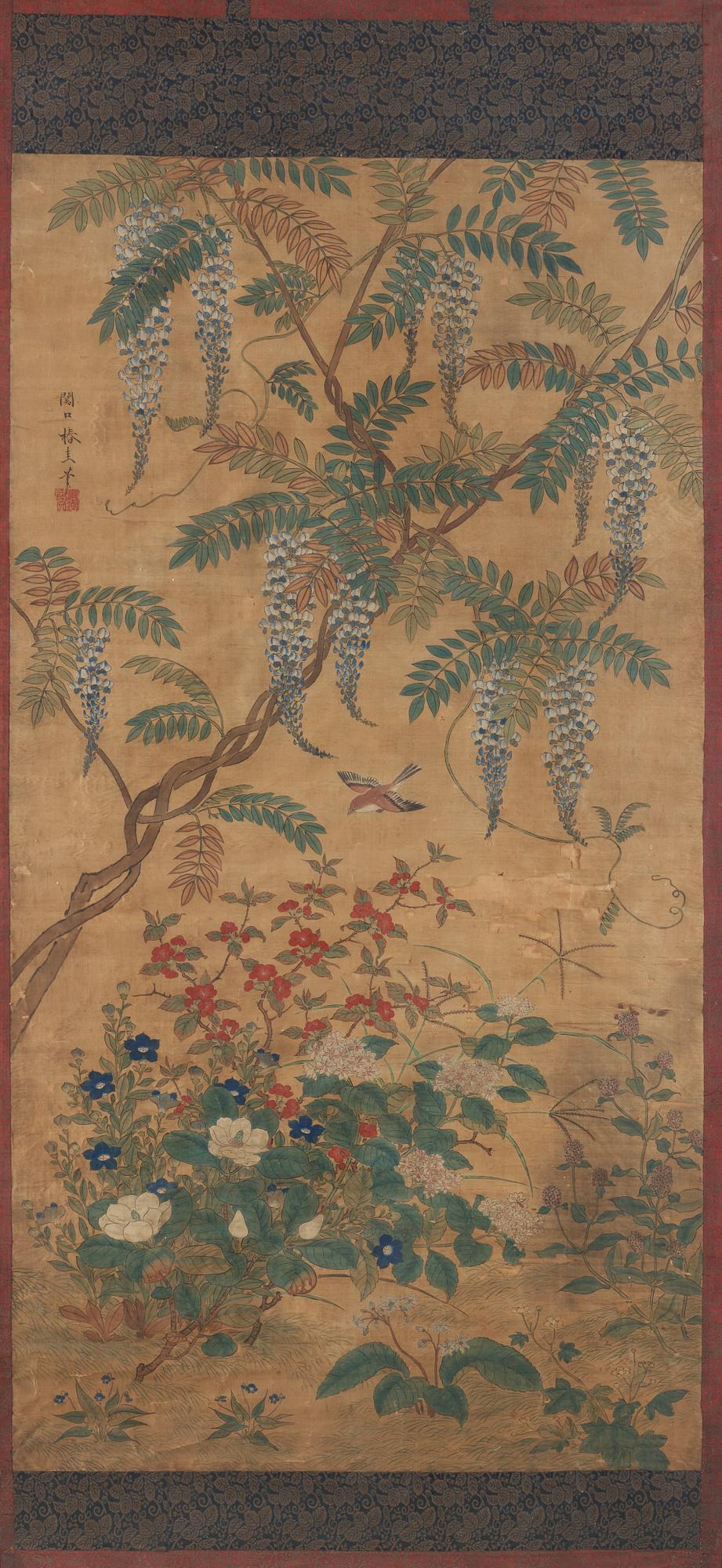 MÅLNING, Qing dynastin, troligen 1800-tal.