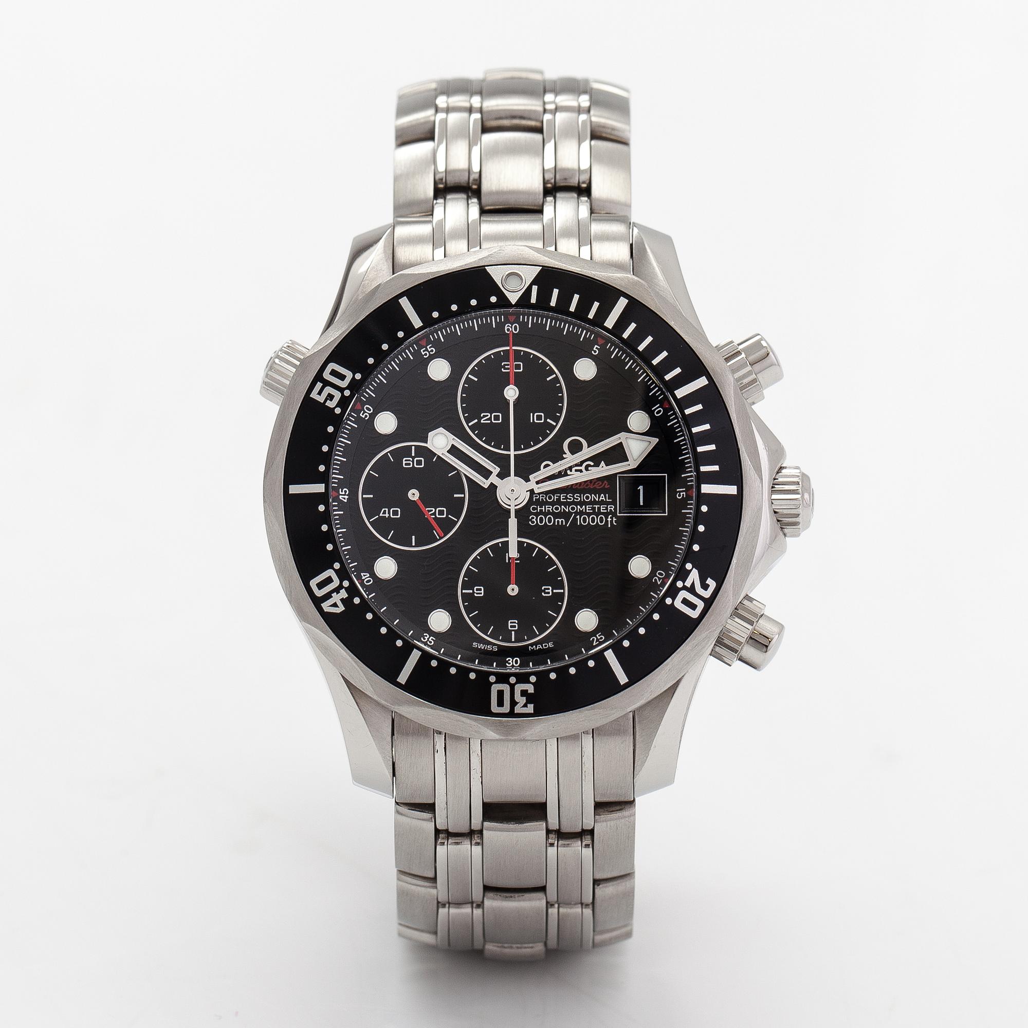 Omega, Seamaster, Professional, chronometer, 300m, wristwatch, 42 mm.