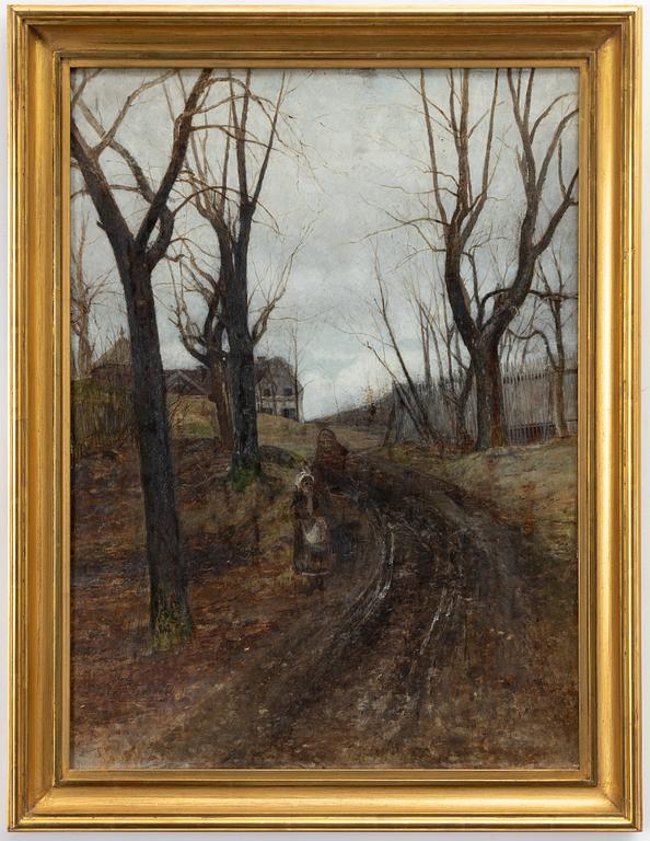 Victor Forssell, "Höst. Motiv från Sickla gård.".