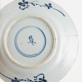 Parti porslin, 9 delar, Kina, 1600-1900-tal.