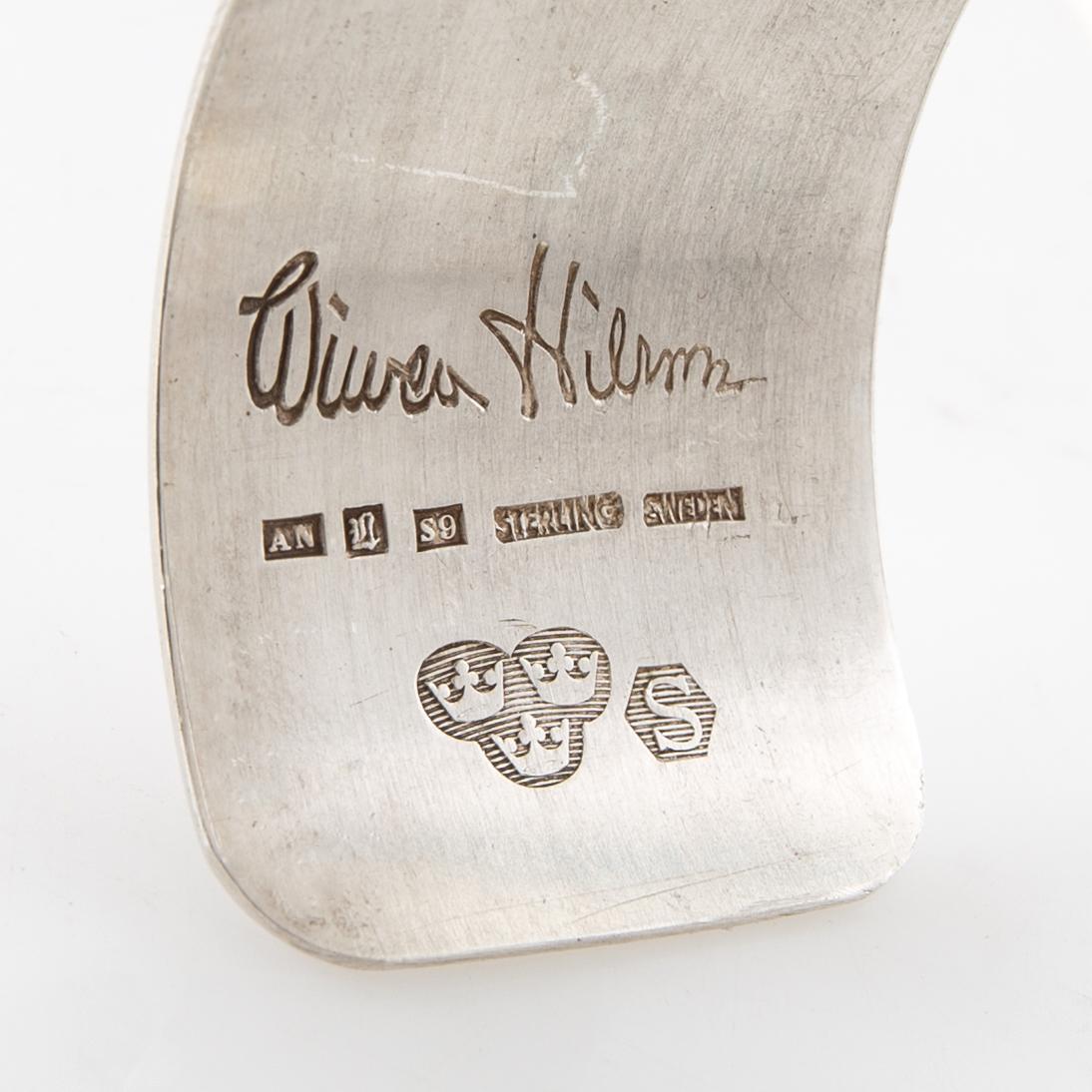 Wiwen Nilsson, bracelet sterling silver Lund 1968.