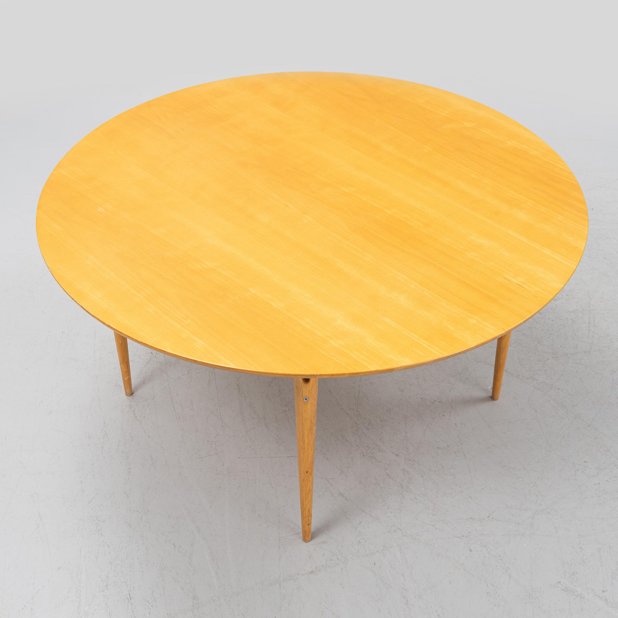 Bruno Mathsson, soffbord, Firma Karl Mathsson, Värnamo, 1974.