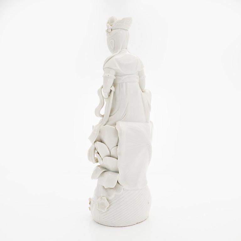 Figurin, blanc de Chine. Kina, 1900-tal.