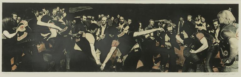 John-E Franzén, "Slagsmålet".