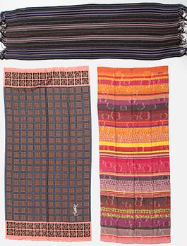 Three scarves by Missoni, Kenzo & Yves Saint Laurent.
