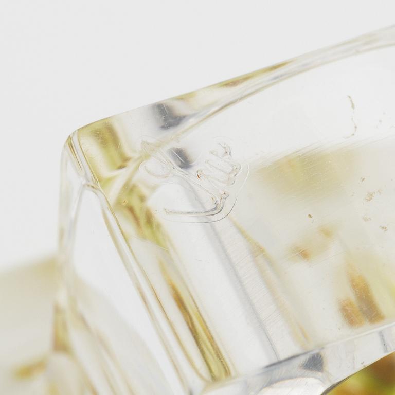 Siv Lagerström, three acrylic rings, 1970s.