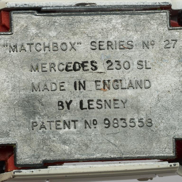 LESNEY MATCHBOX SERIES FOUR CARS.