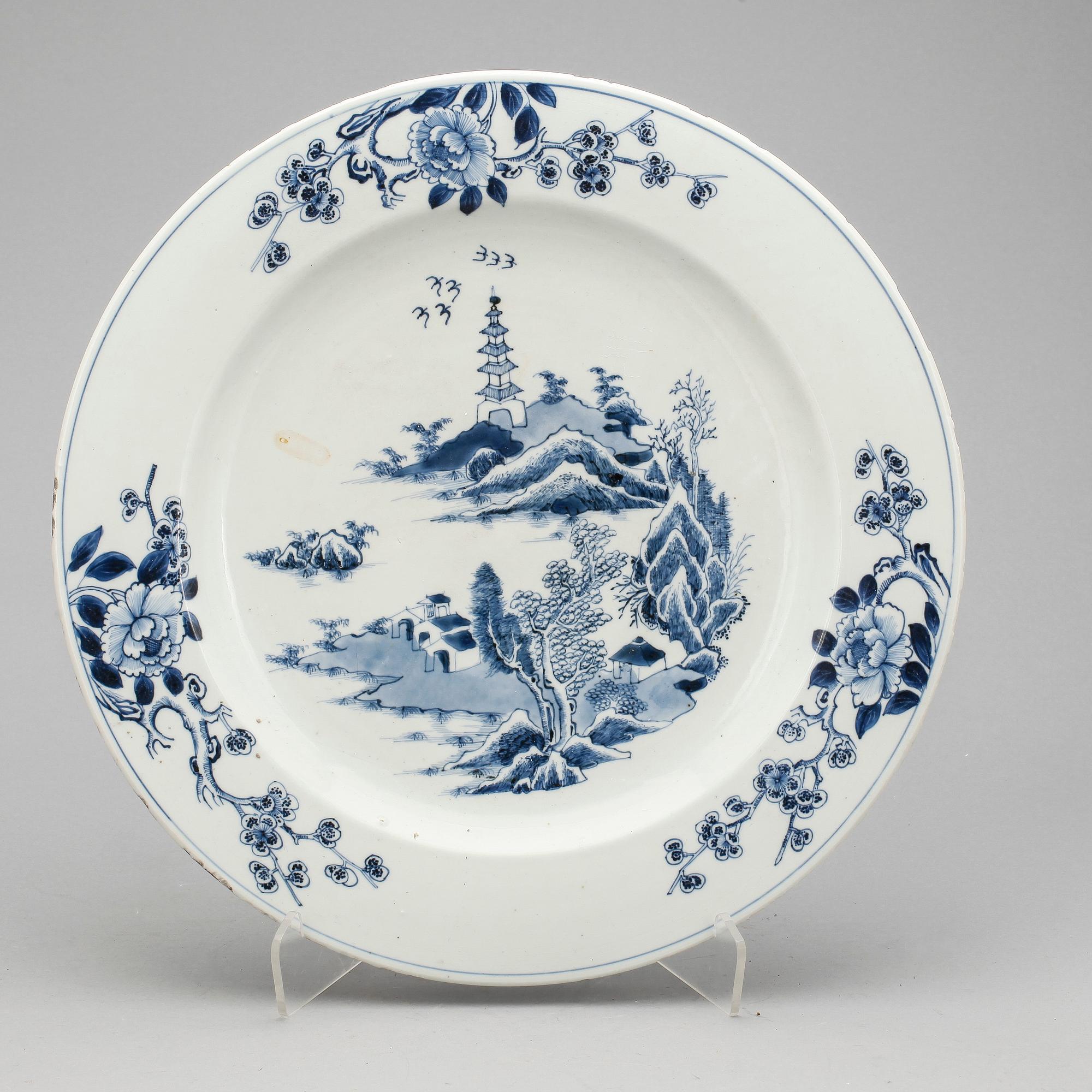 FAT, porslin, Kina, Qing dynastin, Qianlong, 1700-tal.