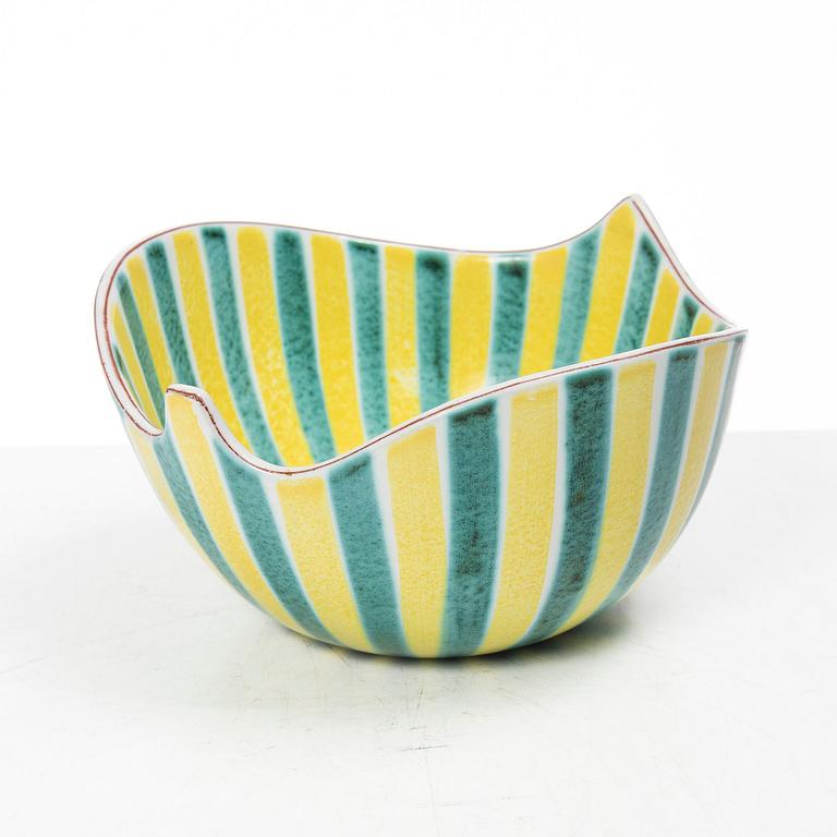 Stig Lindberg, Bowl, faience, Gustavsberg Studio.